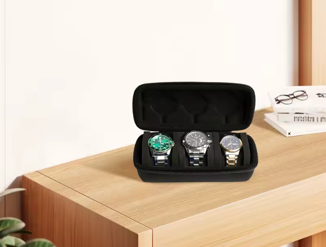 |Estuche Rígido para 3 Relojes|