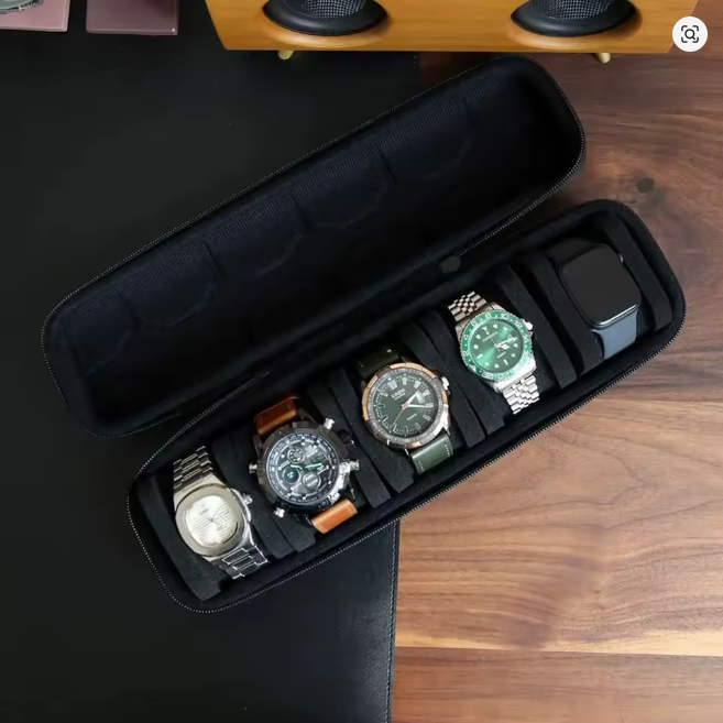 |Estuche Rígido para 5 Relojes|