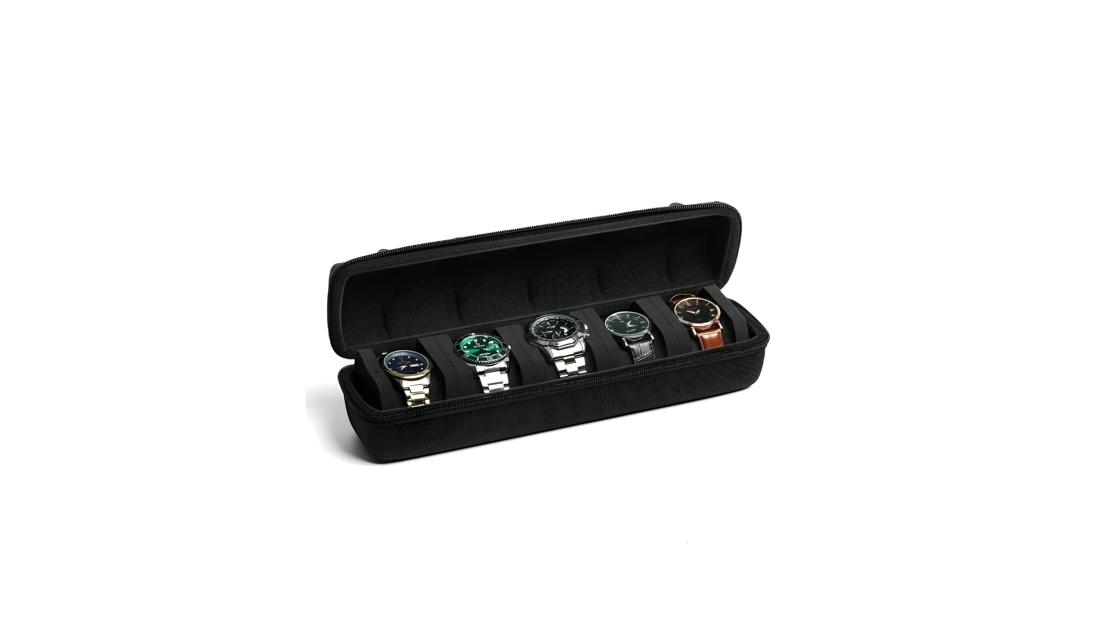 |Estuche Rígido para 5 Relojes|