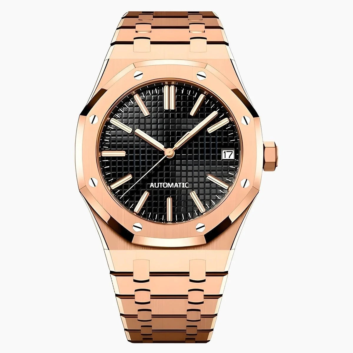 Royal Oak Black Rose Gold