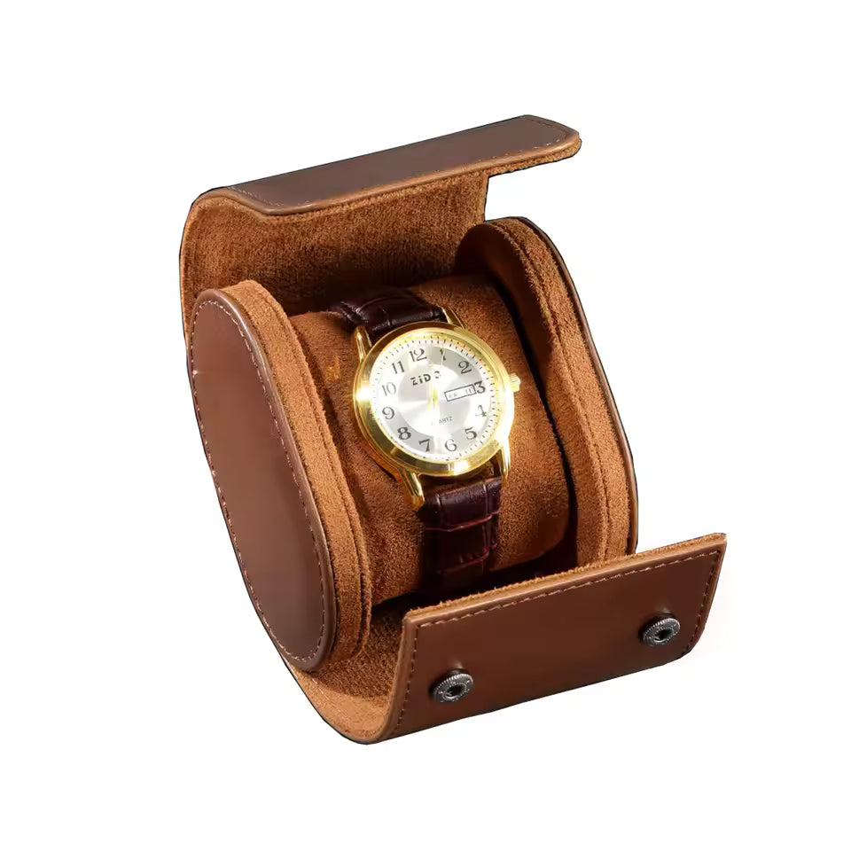 |Estuche Cuero para 1 Reloj|