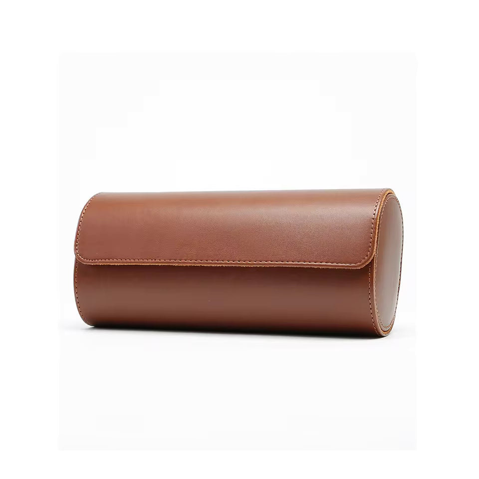 |Estuche Cuero para 3 Relojes|