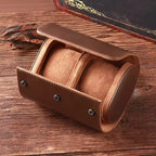 |Estuche Cuero para 2 Relojes|