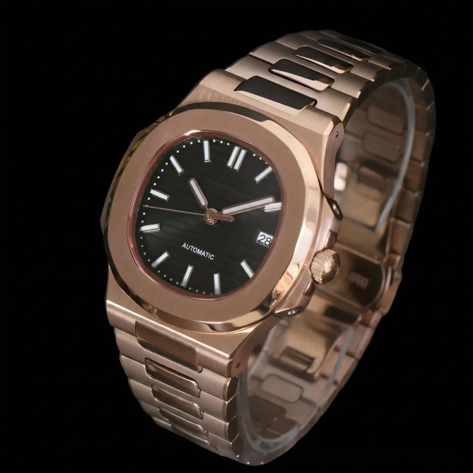 Nautiko Black Rose Gold