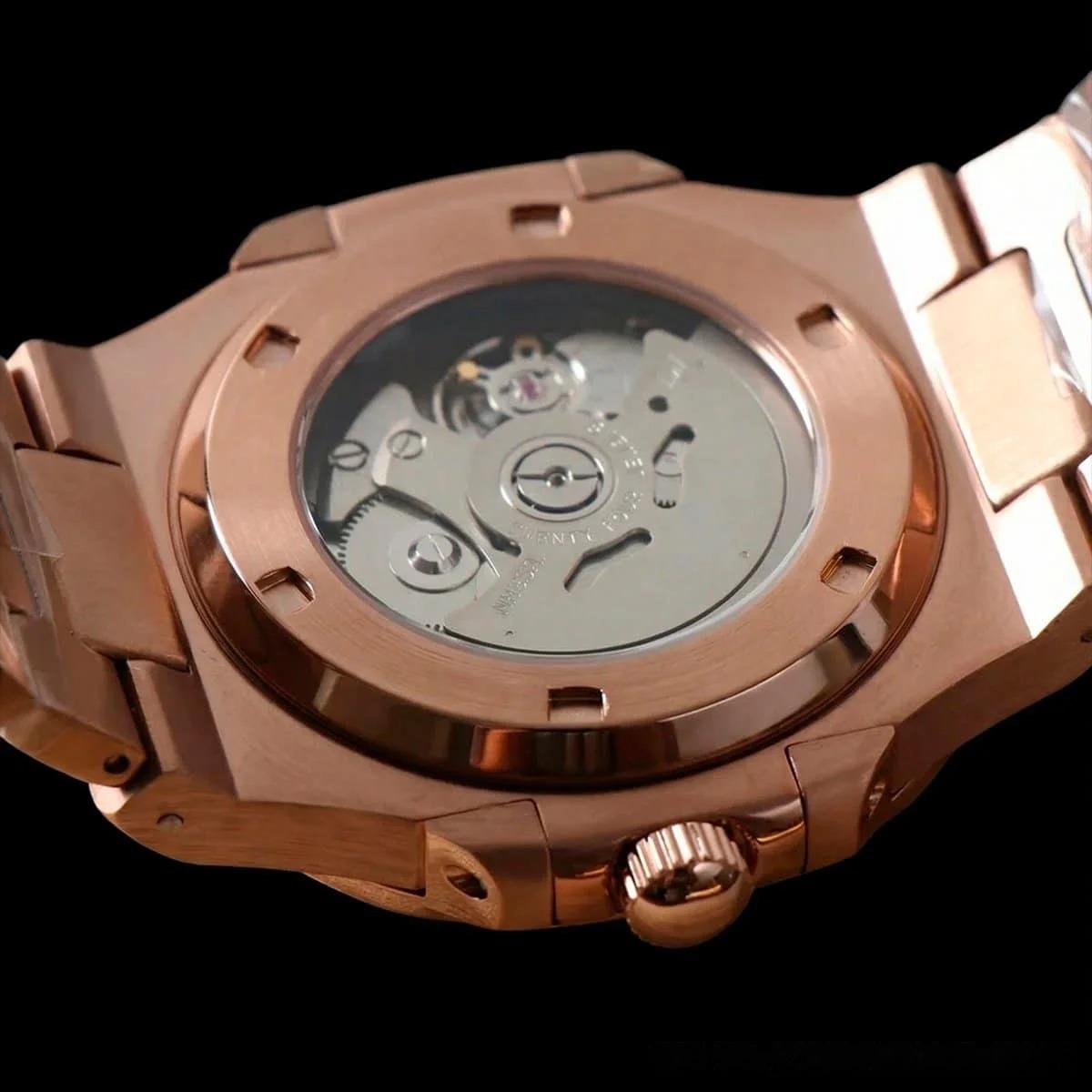 Nautiko Chocolate Rose Gold Open Heart