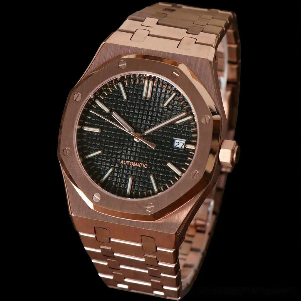 Royal Oak Black Rose Gold