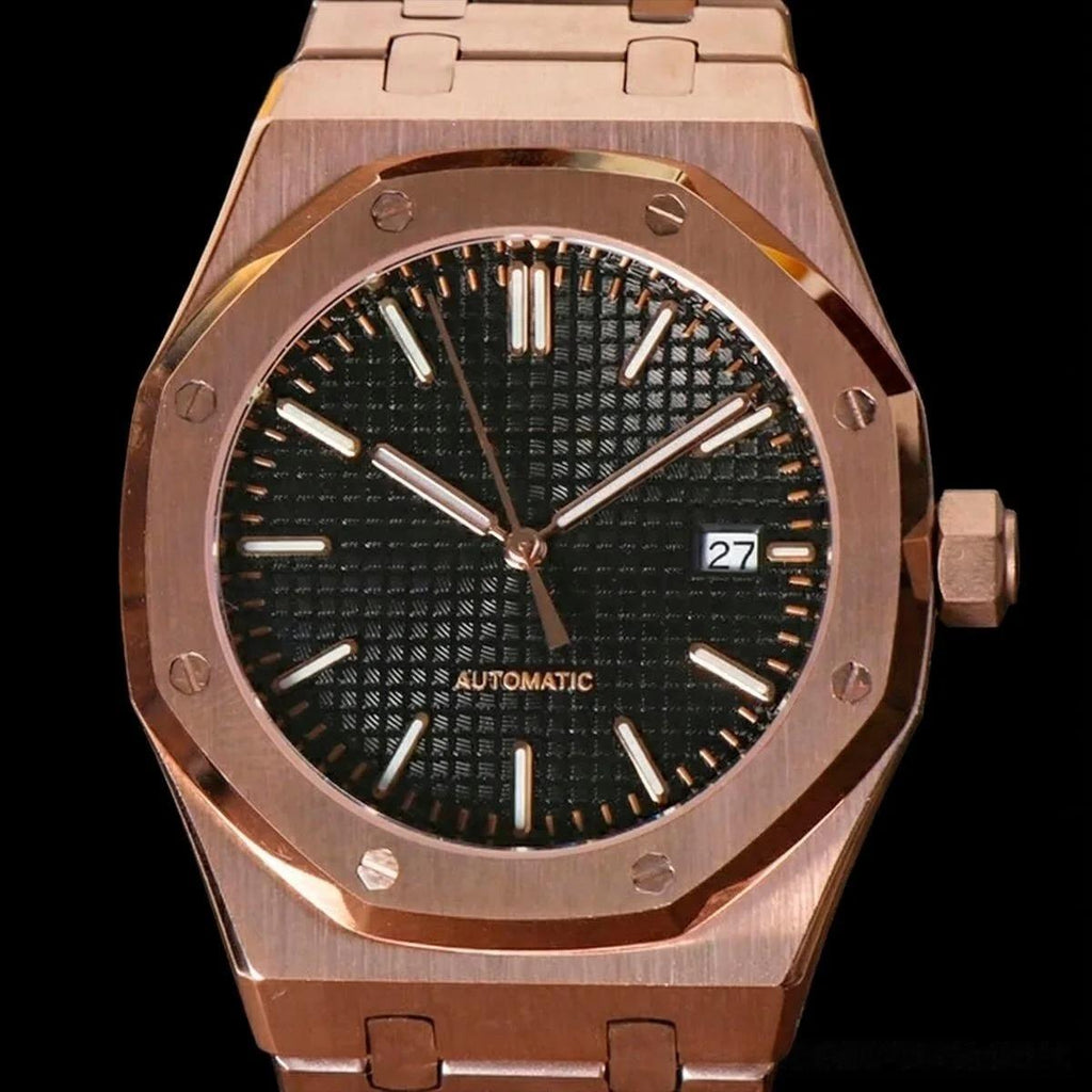Royal Oak Black Rose Gold
